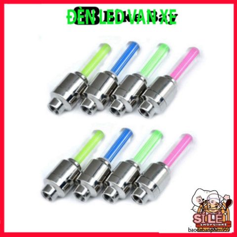 Đèn LED Gắn Van Xe Đạp và Xe Máy DV001 - Phát Sáng Tự Động An Toàn, Trang Trí Nắp Van, Nhiều Màu Sắc Cá Tính