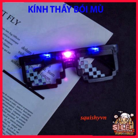 Kính Thuglife Phát Sáng LED - Kính Dự Tiệc Như Nobita, Phụ Kiện Thời Trang Cho Tiệc Tùng, Đám Cưới, Sinh Nhật