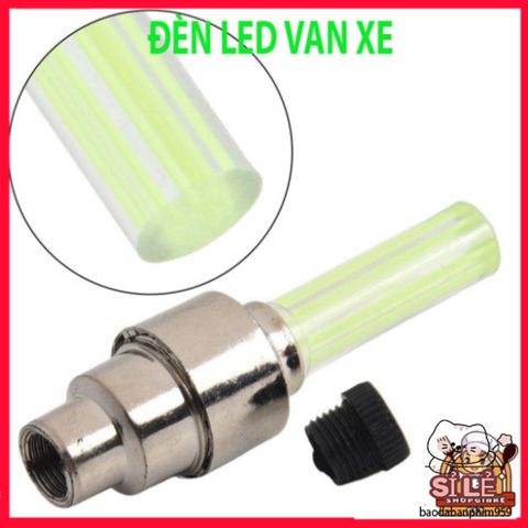 Đèn LED Gắn Van Lốp Cho Xe Đạp, Xe Máy - Phụ Kiện An Toàn & Trang Trí Bánh Xe Đêm Đẹp Mắt, Nhiều Màu Sắc Tươi Sáng