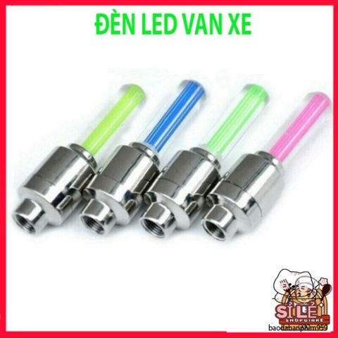 Đèn LED Gắn Van Lốp Cho Xe Đạp, Xe Máy - Phụ Kiện An Toàn & Trang Trí Bánh Xe Đêm Đẹp Mắt, Nhiều Màu Sắc Tươi Sáng
