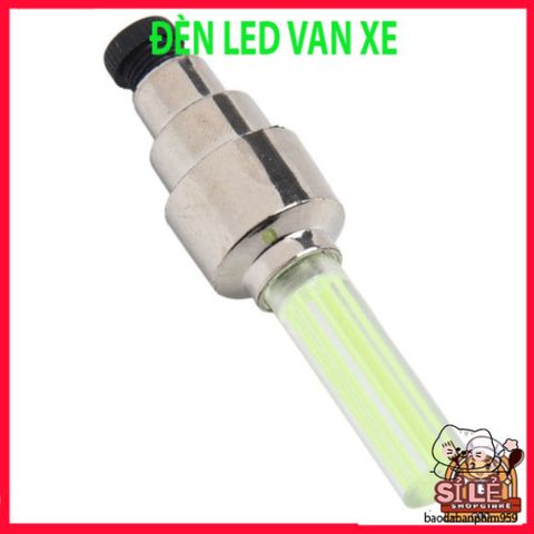 Đèn LED Gắn Van Lốp Cho Xe Đạp, Xe Máy - Phụ Kiện An Toàn & Trang Trí Bánh Xe Đêm Đẹp Mắt, Nhiều Màu Sắc Tươi Sáng