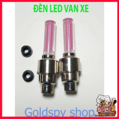 Đèn Led Phát Sáng Nắp Van Xe Máy, Xe Đạp, Ô Tô - Phụ Kiện Trang Trí Gắn Dễ Dàng, Tự Động Cực Đẹp, Quà Tặng Độc Đáo