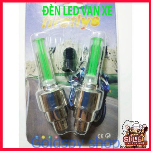 Đèn Led Phát Sáng Nắp Van Xe Máy, Xe Đạp, Ô Tô - Phụ Kiện Trang Trí Gắn Dễ Dàng, Tự Động Cực Đẹp, Quà Tặng Độc Đáo