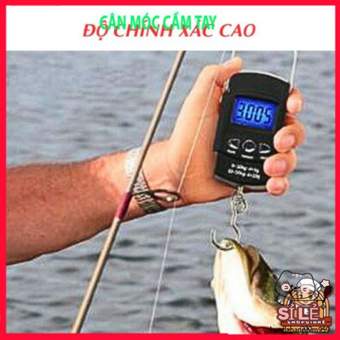 Cân Điện Tử Xách Tay Mini 50kg Có Móc Treo và Thước Đo - Tiện Lợi Cho Du Lịch và Mua Sắm Hàng Hóa