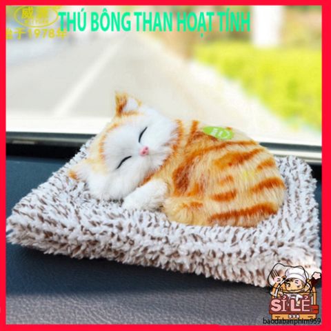 Thú Bông Khử Mùi Lõi Than Hoạt Tính Trang Trí Ô Tô - Bạn Đồng Hành Dễ Thương Giảm Căng Thẳng, Quà Tặng Ý Nghĩa Cho Dân Yêu Động Vật