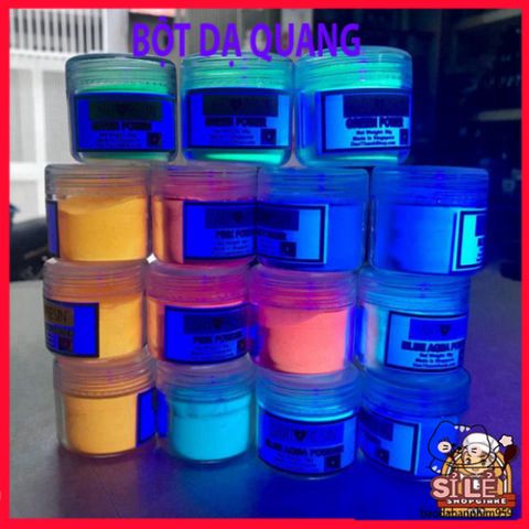 Bột Dạ Quang 50g Pha Epoxy Resin - Tạo Hiệu Ứng Huỳnh Quang Sáng Rực, Thích Hợp Trang Trí Nghệ Thuật và Quà Tặng Sáng Tạo