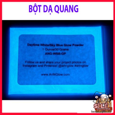 Bột Dạ Quang 50g Pha Epoxy Resin - Tạo Hiệu Ứng Huỳnh Quang Sáng Rực, Thích Hợp Trang Trí Nghệ Thuật và Quà Tặng Sáng Tạo