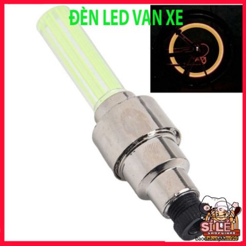 Đèn LED Nắp Lốp Van Xe Đạp & Xe Máy - Phụ Kiện Phát Sáng An Toàn Ban Đêm, Thiết Kế Đẹp Mắt, Tự Động Bật Tắt Khi Di Chuyển