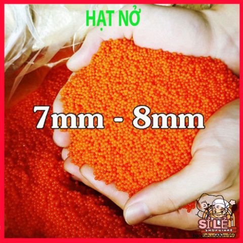 Hạt Nở Trang Trí Nhà Cửa & Bể Cá 500g - Tinh Thể Slime Dẻo Đàn Hồi Cao, Kích Thước 7-8mm, Sáng Tạo Đồ Chơi Thú Vị Cho Trẻ Em