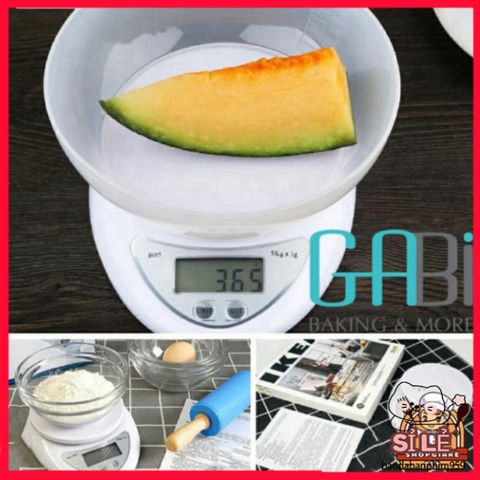 Cân Điện Tử B05 Chính Xác - Thiết Bị Tiện Ích Cho Nhà Bếp và Làm Bánh, Đo Trọng Lượng Từ 1g Đến 5kg, Dễ Dàng Sử Dụng