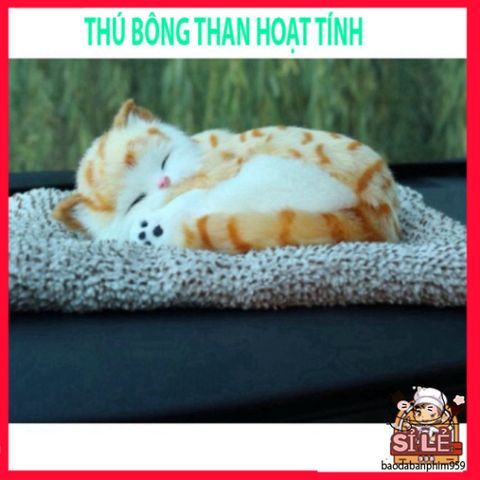 Thú Bông Chó Mèo Than Hoạt Tính Nano - Trang Trí Ô Tô Dễ Thương Giúp Khử Mùi Hôi Hiệu Quả