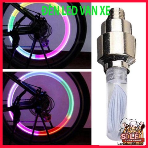 Đèn LED Van Lốp Xe Đạp - Đèn Phát Sáng An Toàn Nhiều Màu, Tự Động Kích Hoạt Khi Quay, Phụ Kiện Thời Trang Cho Xe Đạp Ban Đêm