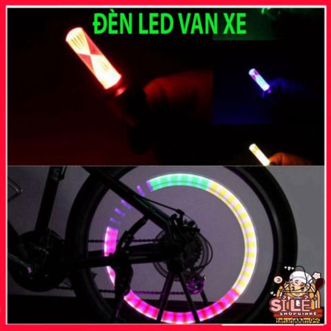 Đèn LED Van Lốp Xe Đạp - Đèn Phát Sáng An Toàn Nhiều Màu, Tự Động Kích Hoạt Khi Quay, Phụ Kiện Thời Trang Cho Xe Đạp Ban Đêm