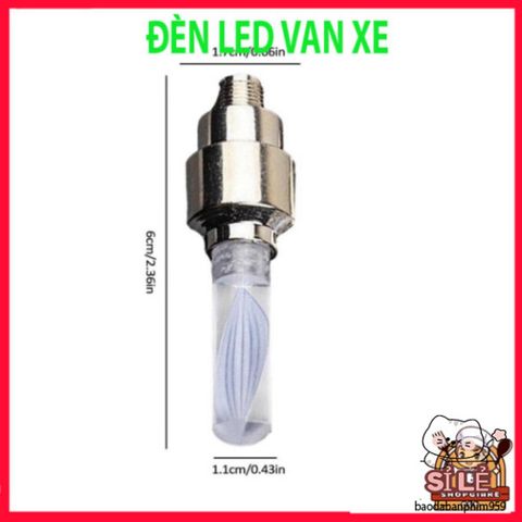 Đèn LED Van Lốp Xe Đạp - Đèn Phát Sáng An Toàn Nhiều Màu, Tự Động Kích Hoạt Khi Quay, Phụ Kiện Thời Trang Cho Xe Đạp Ban Đêm