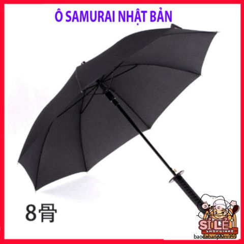 Ô Dù Katana Samurai Đa Năng Chống Nắng Mưa - Phụ Kiện Thời Trang Kiếm Hiệp Màu Đen Siêu Cá Tính