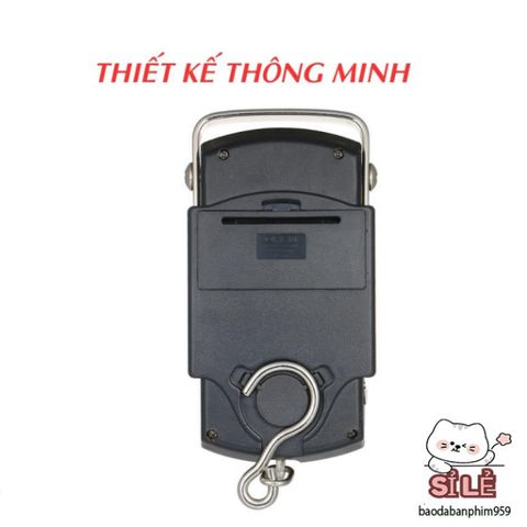 Cân Điện Tử Mini Cầm Tay 50kg - Cân Hành Lý Với Móc Treo, Thước Đo Chính Xác, Tiện Lợi Cho Du Lịch, Đi Chợ