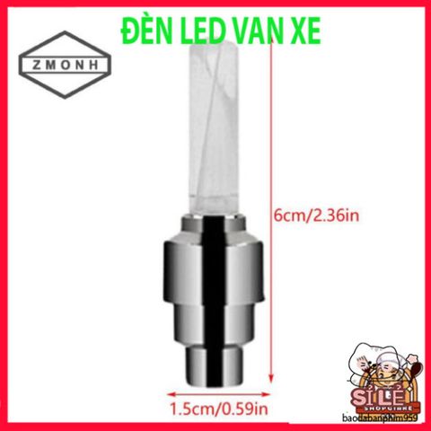 Đèn LED ZMONH cho van xe đạp - Đèn Neon phát sáng an toàn và trang trí bánh xe đạp, xe máy, ô tô ban đêm, phụ kiện độc đáo