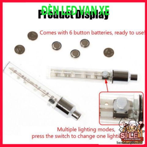 Đèn LED Bánh Xe Đạp 5 Đèn Nhiều Màu - Đèn Phát Sáng An Toàn Cho Xe Đạp Leo Núi - Phụ Kiện Đẹp Mắt Dễ Lắp Đặt