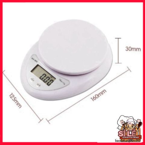 Cân Điện Tử Mini 5kg B05 - Cân Tiểu Ly Chính Xác Với Pin AAA Tặng Kèm - Dụng Cụ Nấu Nướng Tiện Lợi Hàng Ngày