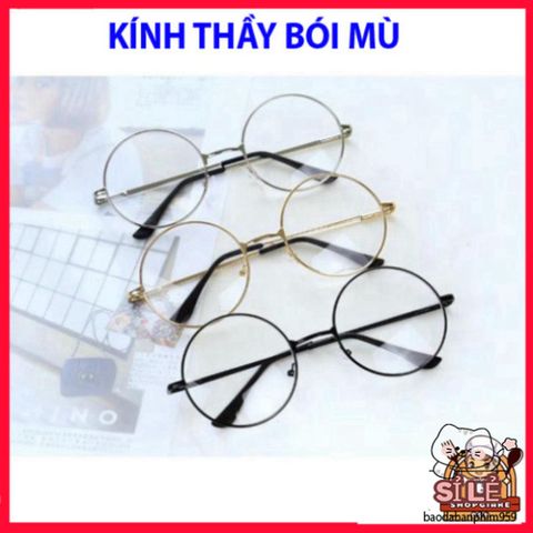 Kính Mắt Tròn Nobita D26 Nhiều Màu - Kiểu Dáng Thầy Bói Mù Đáng Yêu, Phụ Kiện Thời Trang Nữ Nam, Bảo Vệ Mắt Và Phong Cách Nổi Bật