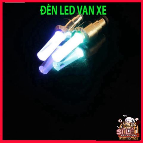 Đèn LED Trang Trí Lốp Xe Đạp - Phụ Kiện Thời Trang An Toàn Ban Đêm Cho Xe Đạp - Nắp Van Sáng Tạo, Tích Hợp Cảm Biến Thông Minh