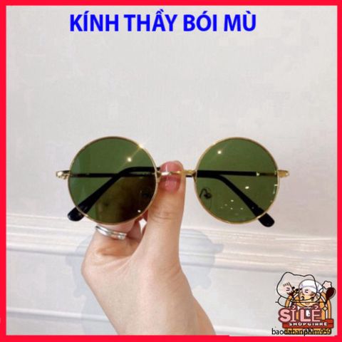Kính Mắt Trang Điểm Mắt Tròn Phong Cách Nobita - Thời Trang Unisex Đa Màu, Phụ Kiện Nổi Bật Cho Mọi Khuôn Mặt