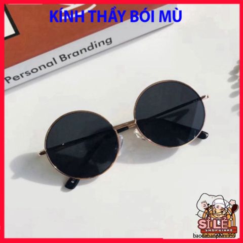 Kính Mắt Trang Điểm Mắt Tròn Phong Cách Nobita - Thời Trang Unisex Đa Màu, Phụ Kiện Nổi Bật Cho Mọi Khuôn Mặt