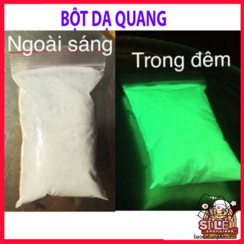 Bột Dạ Quang 100g - Phát Sáng Mạnh Trong Đêm, Bền Màu Sáng Huỳnh Quang - Giải Pháp Sáng Tạo Độc Đáo Cho Nghệ Thuật và Trang Trí