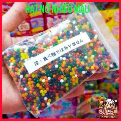 Bộ 10,000 Hạt Nở Đa Sắc Nhật Bản 100g - Hạt Trang Trí Cây Cảnh, Tạo Slime, Ngâm Nước Thú Vị