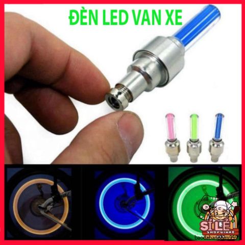 Đèn Led Van Xe Phát Sáng - Thiết Bị Độc Đáo Gắn Nắp Van Xe Đạp Xe Máy, Phát Sáng Khi Di Chuyển, Chống Nước, Tiết Kiệm Năng Lượng