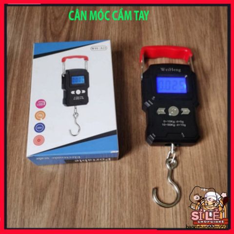 Cân Điện Tử Mini Cầm Tay A23 - Cân Móc Đi Chợ Tải Trọng 50kg/10g, Bảo Hành 12 Tháng, Dễ Dàng Sử Dụng Thích Hợp Cho Nội Trợ