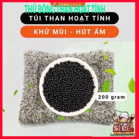 Thú Bông Khử Mùi Than Hoạt Tính - Phụ Kiện Ô Tô Dễ Thương, Lọc Không Khí Và Hút Ẩm Cho Không Gian Sống Zone Shop