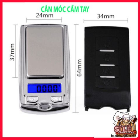 Cân Điện Tử Mini Xách Tay 200g/0.01g - Thiết Kế Thời Trang, Độ Chính Xác Cao, Tiện Lợi Dễ Dàng Mang Theo