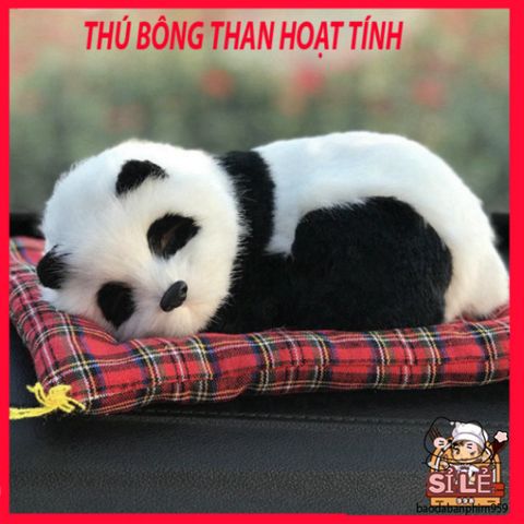 Thú Nhồi Bông Gấu Lông Mềm - Khử Mùi, Lọc Không Khí Bằng Than Hoạt Tính - Phụ Kiện Dễ Thương Cho Xe Hơi và Ngôi Nhà