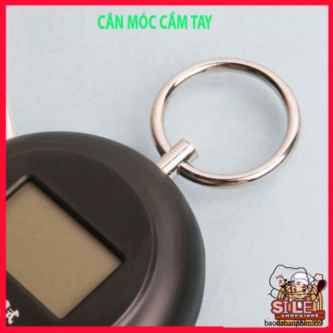 Cân Điện Tử Mini 50kg Xách Tay Hình Mặt Cười - Cân Khối Lượng Thực Phẩm Chính Xác Dùng Pin, Tiện Lợi Cho Mua Sắm và Du Lịch
