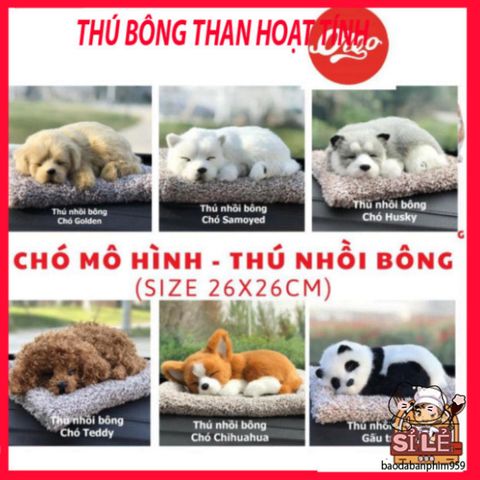 Thú Bông Khử Mùi Lõi Than Hoạt Tính - Phụ Kiện Trang Trí Ô Tô và Không Gian Sống Cho Chó Mèo - Giải Pháp Thoải Mái Mới Mẻ