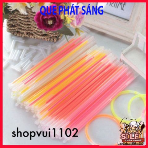 Que Thắp Sáng Dạ Quang Nhiều Màu - 100 Que 20cm, Đèn Trang Trí Tiệc Tùng, 5 Màu Sắc Rực Rỡ, Kết Nối Sáng Tạo