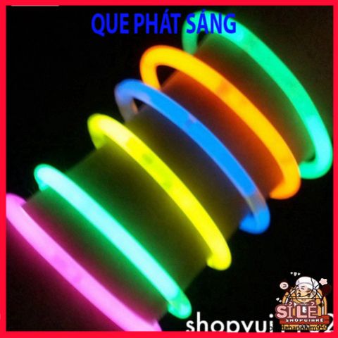 Que Thắp Sáng Dạ Quang Nhiều Màu - 100 Que 20cm, Đèn Trang Trí Tiệc Tùng, 5 Màu Sắc Rực Rỡ, Kết Nối Sáng Tạo