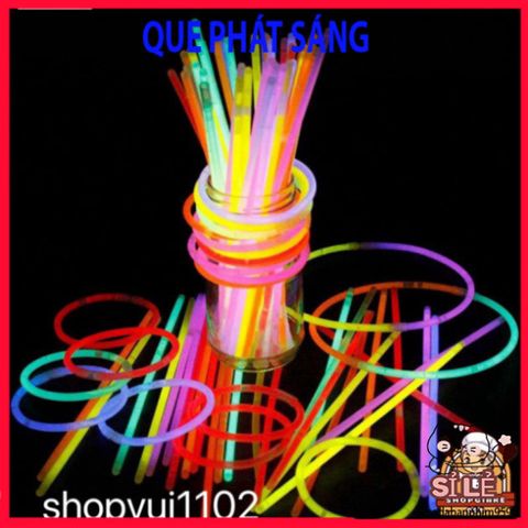 Que Thắp Sáng Dạ Quang Nhiều Màu - 100 Que 20cm, Đèn Trang Trí Tiệc Tùng, 5 Màu Sắc Rực Rỡ, Kết Nối Sáng Tạo