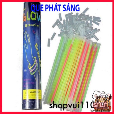 Que Thắp Sáng Dạ Quang Nhiều Màu - 100 Que 20cm, Đèn Trang Trí Tiệc Tùng, 5 Màu Sắc Rực Rỡ, Kết Nối Sáng Tạo