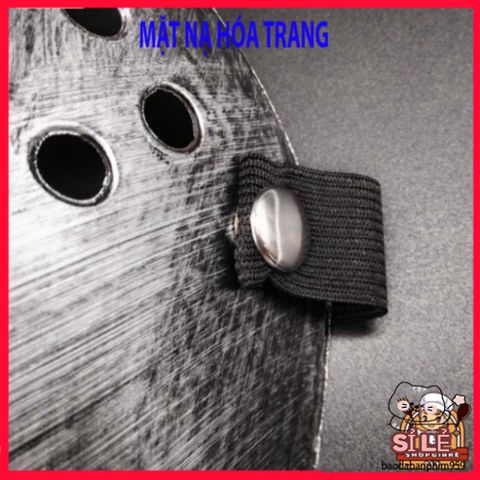 Mặt Nạ Hóa Trang Jason - Phụ Kiện Halloween Kinh Dị Độc Đáo cho Bữa Tiệc - Chất Liệu Nhựa Bền Bỉ, Thoải Mái, Phù Hợp Tất Cả Kích Cỡ