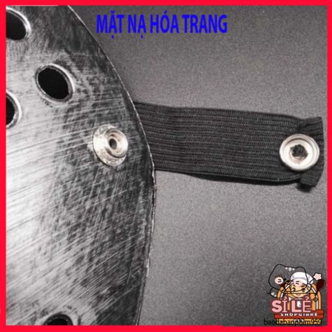 Mặt Nạ Hóa Trang Jason - Phụ Kiện Halloween Kinh Dị Độc Đáo cho Bữa Tiệc - Chất Liệu Nhựa Bền Bỉ, Thoải Mái, Phù Hợp Tất Cả Kích Cỡ