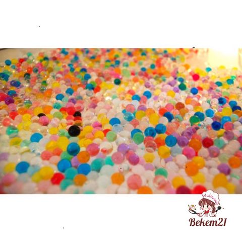 Gói 250 Gram Hạt Nở Đa Sắc Màu - Bộ 10.000 Hạt Trang Trí Cây Cảnh, Ngâm Nước Vui Chơi Slime, An Toàn Cho Sức Khỏe