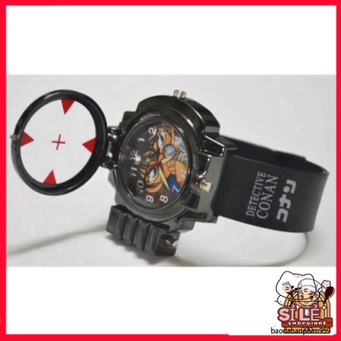Đồng Hồ Đeo Tay Thám Tử Conan - Edogawa Conan Có Chức Năng Bắn Laser Cho Trẻ Em, Phụ Kiện Thời Trang Manga Hấp Dẫn