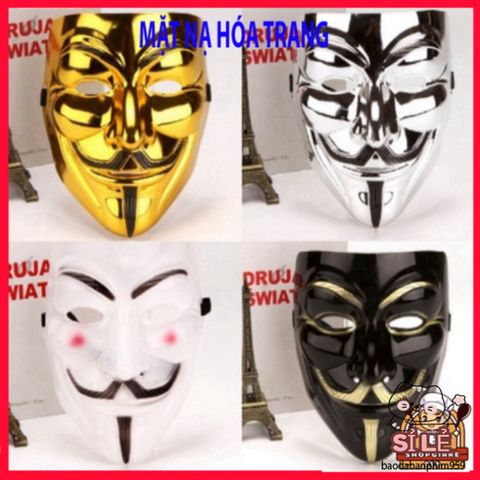 Mặt Nạ Hacker Anonymous Siêu Ngầu - Phụ Kiện Thời Trang Hóa Trang, Cosplay Halloween - Mẫu Độc Đáo Cho Những Tín Đồ Công Nghệ
