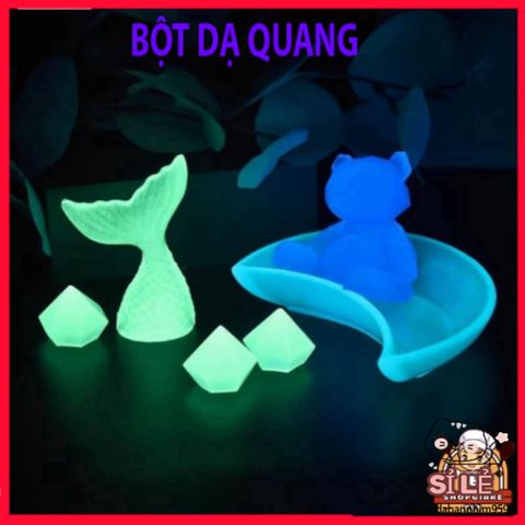 Bột màu Dạ quang siêu sáng 10g - 12 màu sắc rực rỡ, phát sáng mạnh mẽ trong bóng tối, trang trí sáng tạo cho không gian sống.