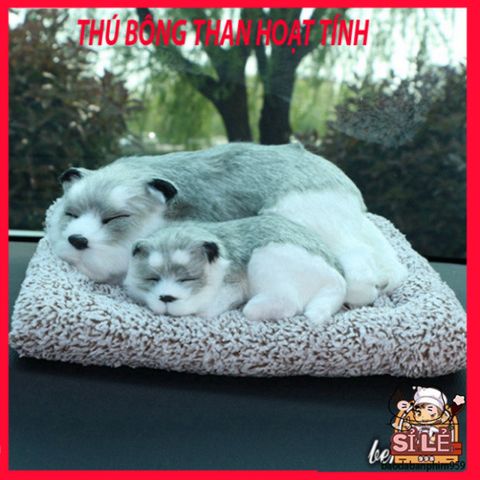 Bông Thú Mèo Hoa Cúc Lông Mềm Mại - Lõi Than Hoạt Tính Khử Mùi Xe Ô Tô - Phụ Kiện Trang Trí Dễ Thương và Tiện Lợi