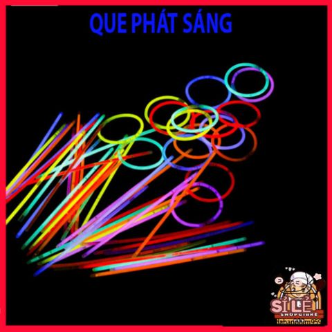 Que Phát Sáng Dạ Quang 100 Đầu Nối - Vòng Đeo Tay Địa Điểm Tiệc Tối Sáng Tạo, An Toàn Cho Trẻ Em và Người Lớn - Thiết Kế Độc Đáo