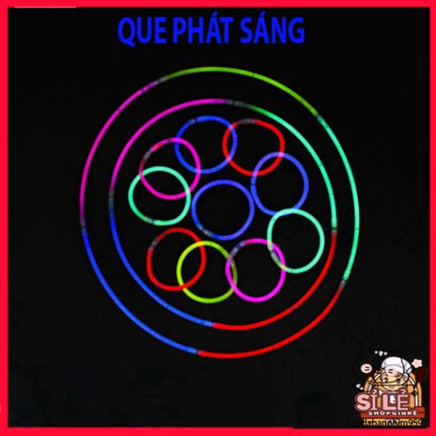 Bộ sản phẩm Que Phát Sáng 20 & 100 kèm đầu nối tạo vòng đeo tay - Dạ quang vui nhộn cho tiệc tùng, hoạt động ban đêm.