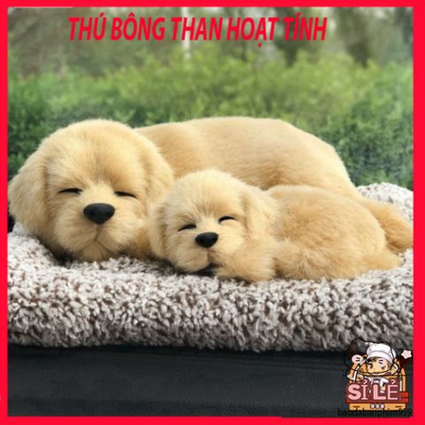 Thú Bông Khử Mùi Than Hoạt Tính Chó Vàng - Móc Treo Dễ Thương Cho Xe Ô Tô, Lọc Không Khí Sạch Sẽ, Phụ Kiện Tiện Ích